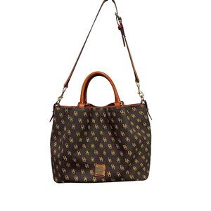 Dooney & Bourke Gretta Brenna Satchel Handbag Women's Purse Monogram